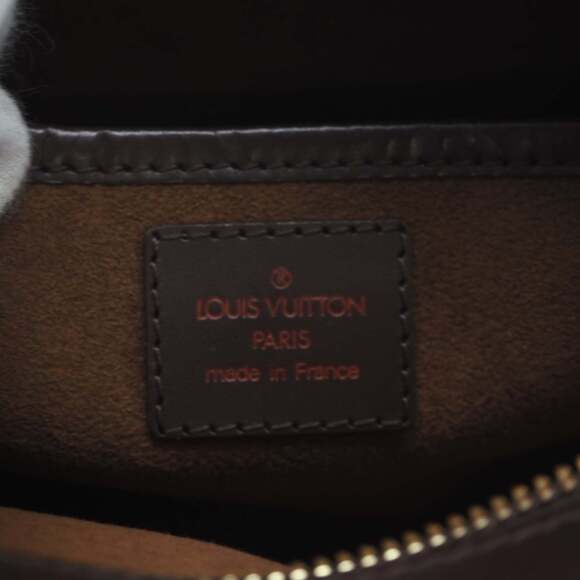 LOUIS VUITTON Monogram Saint Louis N51993 Second Bag, Brown Coated Canvas and...